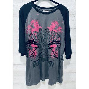 Blac Label Angel Of Retribution T Shirt Size 3XL Studded Wings Angels